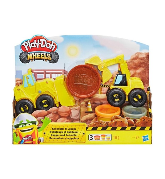 Hasbro - Play-Doh - Pelleteuse & Bulldozer