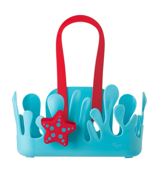 Vigar - Dusch-Organizer - Blau und Rot