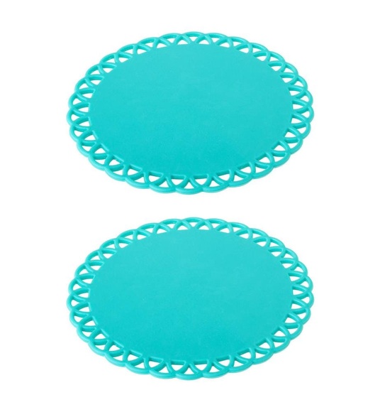 Vigar - 2er-Set Glasuntersetzer Maid - Türkis