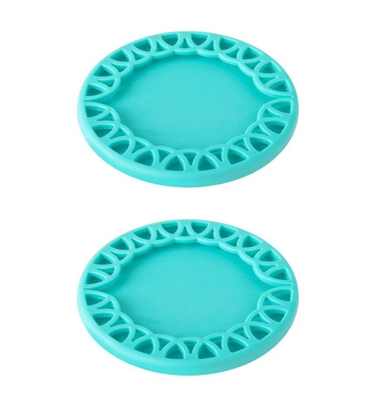 Vigar - 2er-Set Glasuntersetzer Maid - Türkis