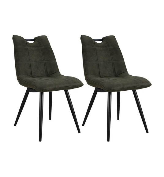 Moloo - 2er-Set Stühle Handy - Braun und Schwarz