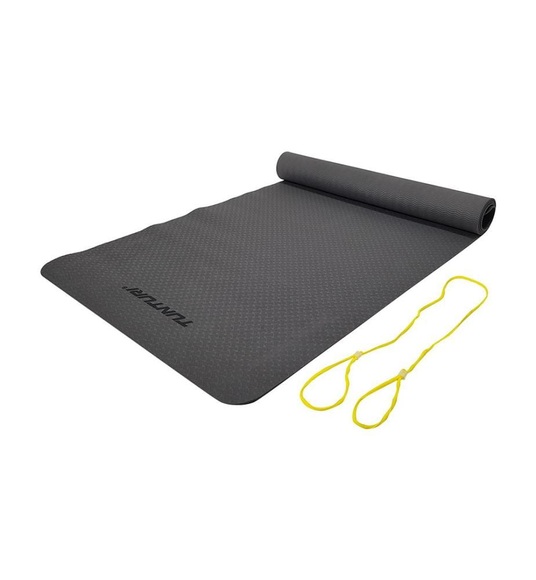 Tunturi TPE Yogamatte Rutschfest anthrazit 3 mm