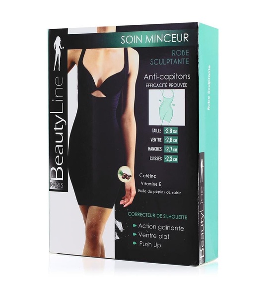 Beauty Line - Bildhauerei kleid Beautyline - schwarz