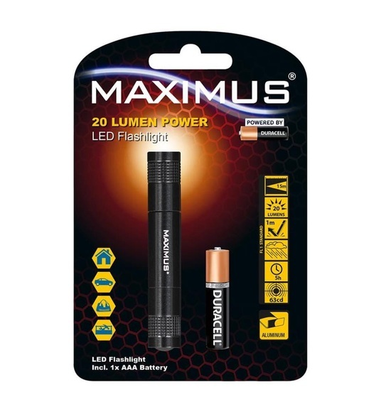 Duracell - 0,5 Watt LED-Taschenlampe - 20 Lumen