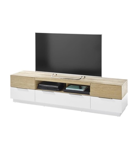 Mca Furniture - TV Möbel - Weiss, Eiche