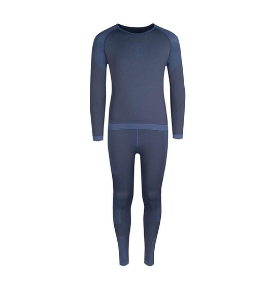 Trollkids - Hemsedal Baselayer Set für Kinder - Navy - 116 cm