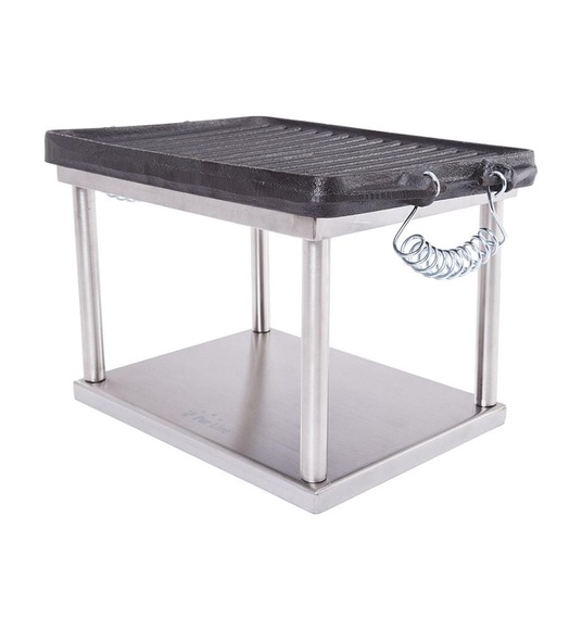 Pur Line - Bioethanol-Grill - Schwarz und Silber
