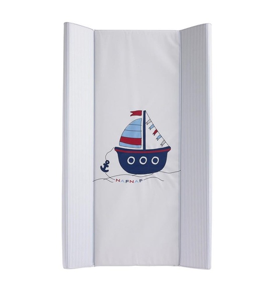 Naf Naf - Wickelauflage Boat 45 x 70 cm - Weiss und Blau