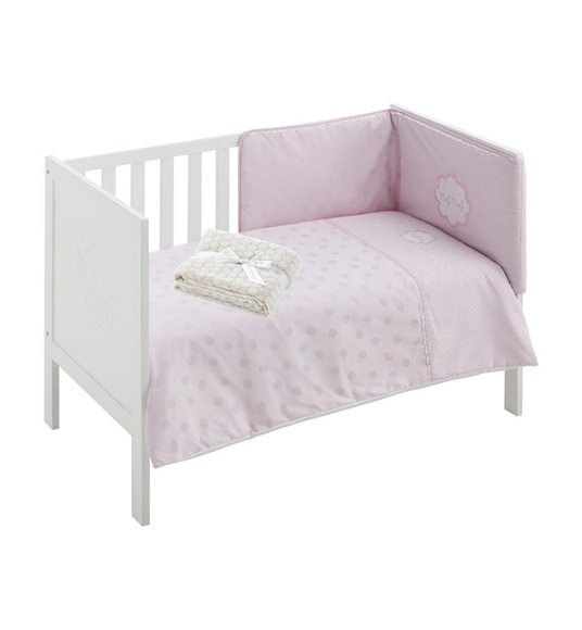 Naf Naf - 4-Teiliges Ensemble Très Chic - Hellrosa und Weiss