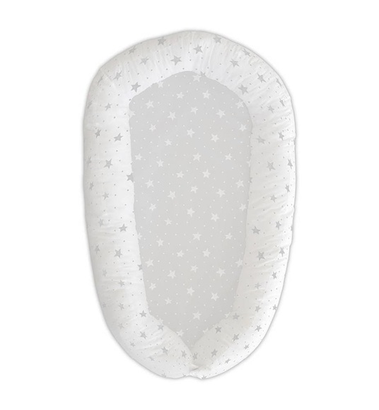 Naf Naf - Babykissen Stars and Dots - Weiss und Grau
