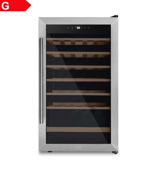 Cavist - Weinkühlschrank CAVC36 - Schwarz und Silber