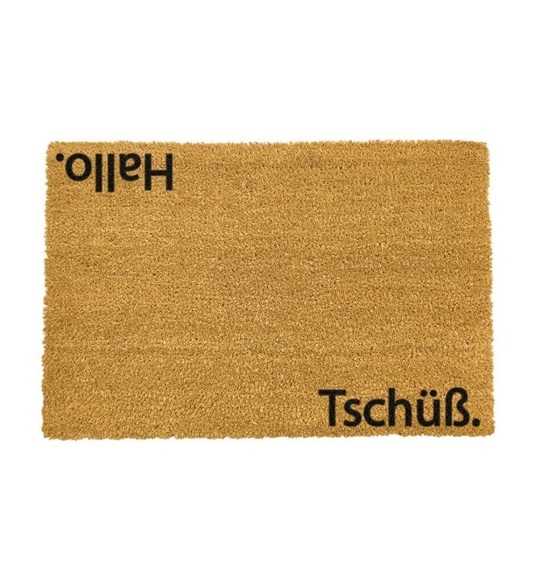 Artsy - Fussmatte German Hello Schuss - 60 x 40 cm
