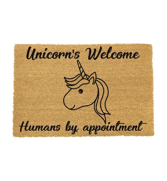 Artsy - Fussmatte Unicorns Welcome - 60 x 40 cm