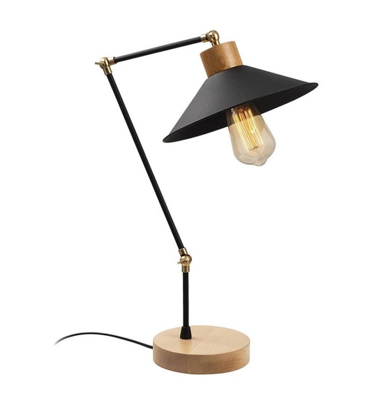 Home - Tischlampe Manavgat ESchwarz - Schwarz