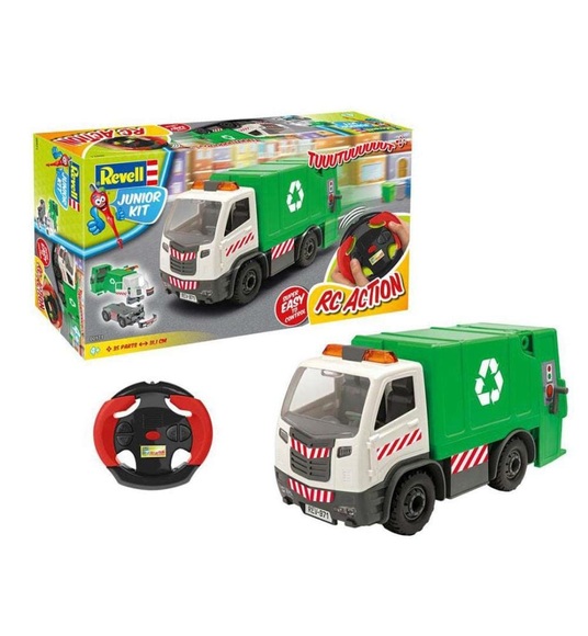 Revell - Junior Kit RC Ferngesteuerter Container-LKW zum Bauen