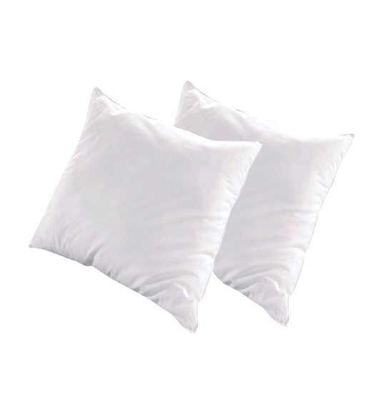 Bellecour - 2er-Set Kopfkissen Natura - 60 x 60 cm - Weiss