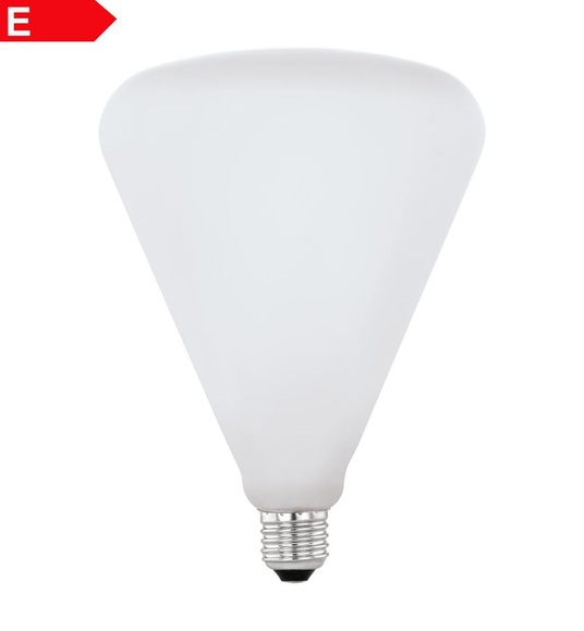 LED-Lampe E27 4W Big Size opal in Kegelform