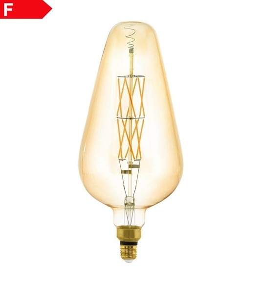 Eglo - Leuchtmittel LM-E27-LED D165 8W - Amber - 2100K - 1 Stk.
