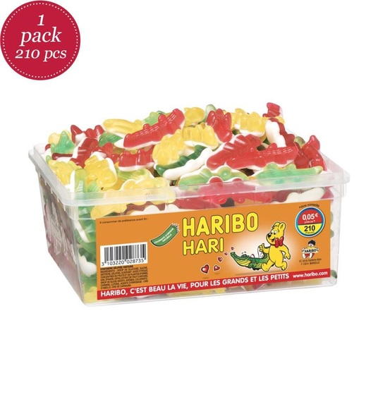 Haribo - Bonbon-Box Hari Croco - 210 Stück