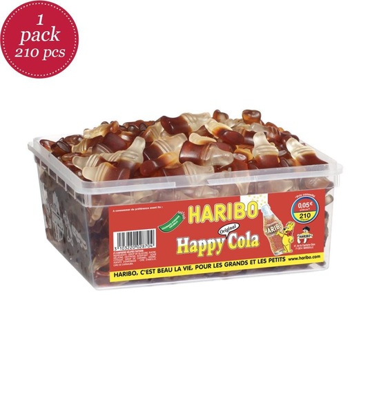 Haribo - Bonbon-Box Happy Cola - 210 Stück