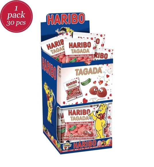 Haribo - Bonbon-Tüte Tagada 30 gr - 30 Packungen