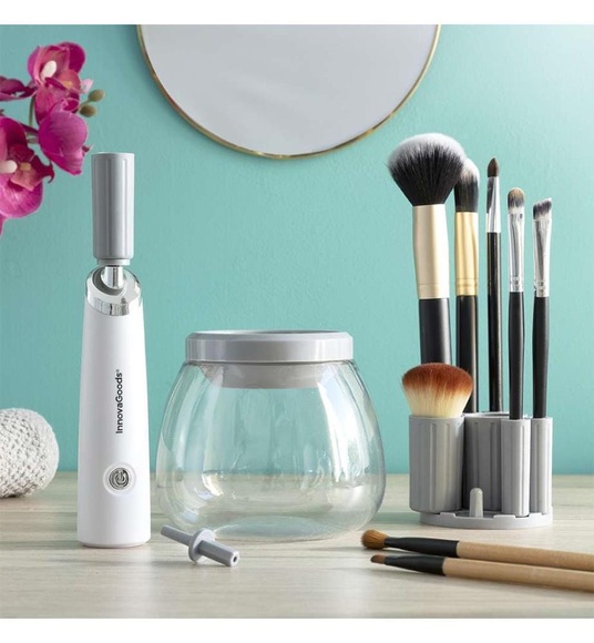 InnovaGoods - Automatischer Makeup-Pinselreiniger Transparent