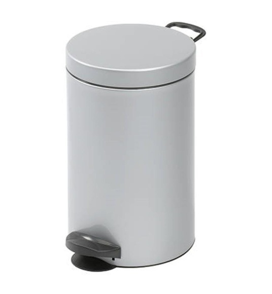 Testrut - Treteimer 12 L, silber