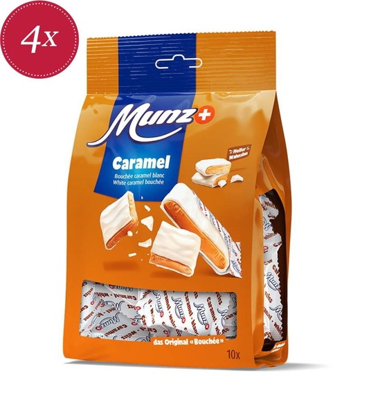 Munz - Bouchée Caramel Weisse Schokolade - 4 x 190 g