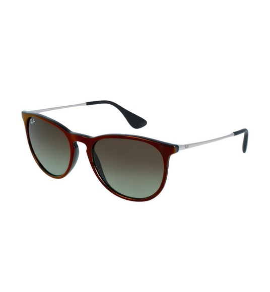 Ray-Ban - Sonnenbrille Erika Classic - Silber und Braun