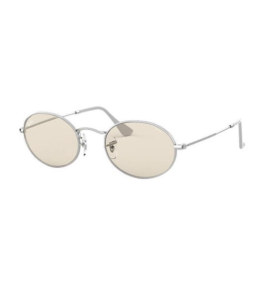 Ray-Ban - Sonnenbrille Oval - Silber