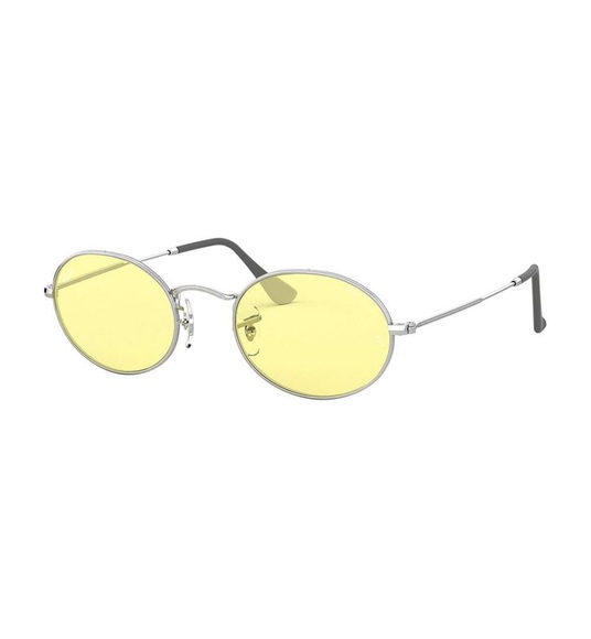Ray-Ban - Sonnenbrille Oval - Silber