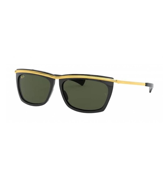 Ray-Ban - Sonnenbrille Olympian II - Schwarz und Gold