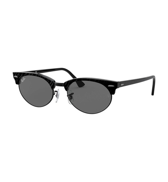 Ray-Ban - Sonnenbrille Clubmaster Oval Legend - Schwarz