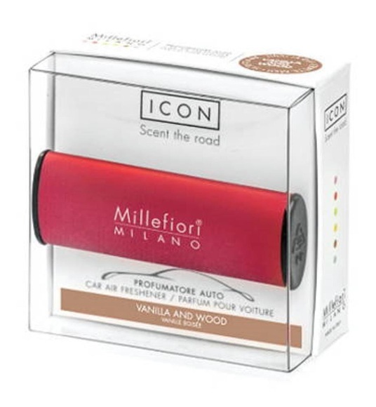 Millefiori - Classic Auto-Duftspender Red - Vanilla & Wood