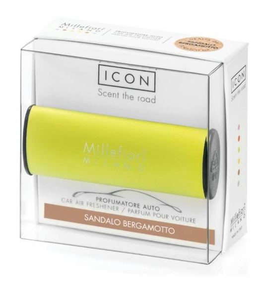 Millefiori - Classic Auto-Duftspender Yellow - Sandalo Bergamotto