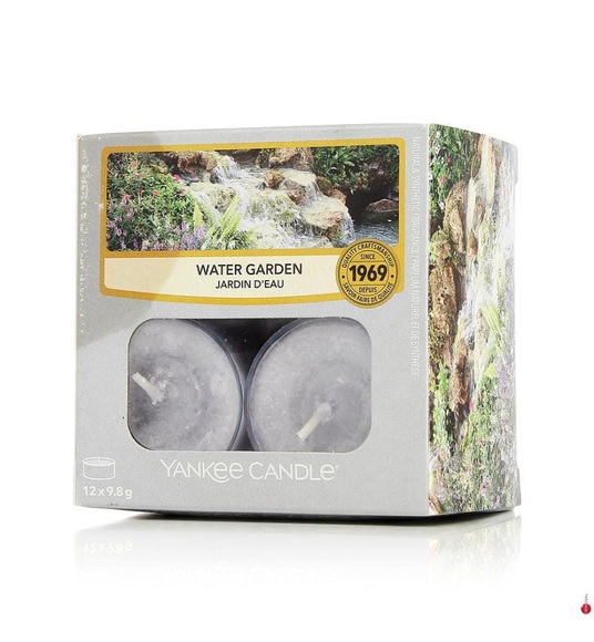 Yankee Candle - 12er-Set Duft-Teelichter Water Garden - 118 g