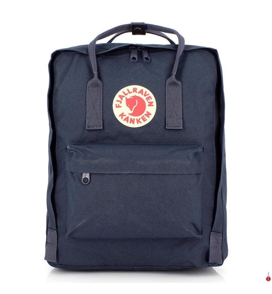 Fjallraven - Rucksack Kanken - Marinblau