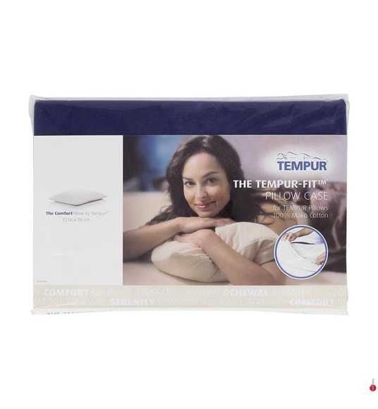 Tempur - Kopfkissenbezug Comfort - 50 x 70 cm - Dunkelblau