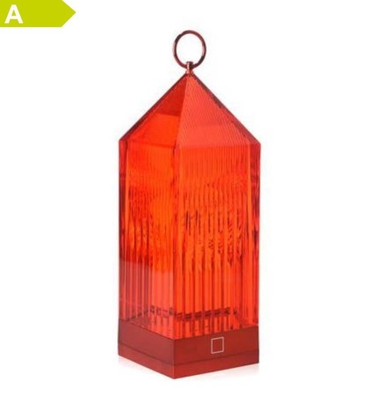 Kartell Lantern LED Universalleuchte rot