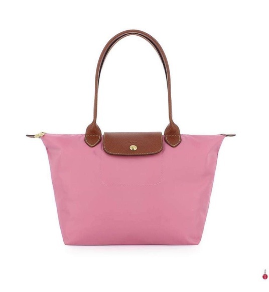 Longchamp - Shoppingtasche Le Pliage Original S - Rosa und Braun