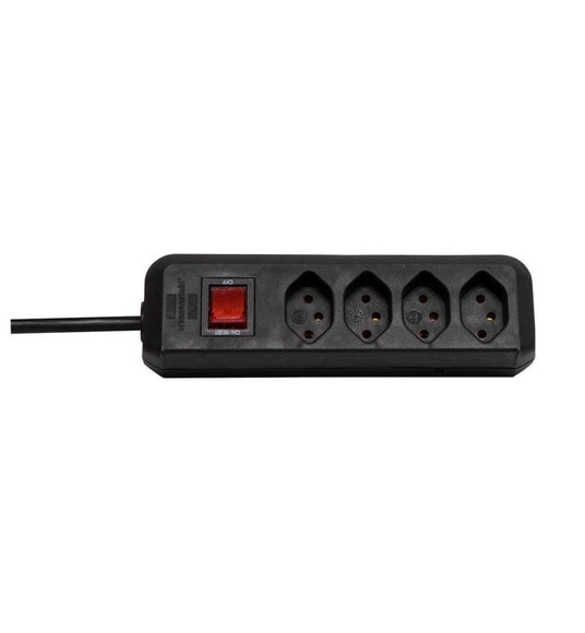 Brennenstuhl - Steckdosenleiste cleverLINE 4-fach schwarz 1,5m H05VV-F 3G1,0