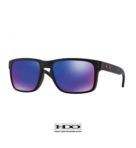 Oakley - OAKLEY - Sonnenbrille Holbrook™ - Schwarz und Rot