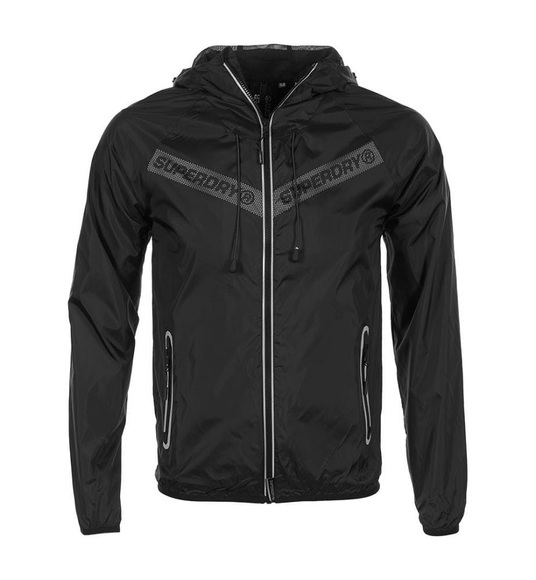 Superdry - Funktionsjacke Core Cagoule - Schwarz