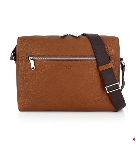 Hugo Boss - Schultertasche Mess Lap - Camel