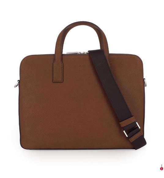 Hugo Boss - Laptop-Tasche - Hellbraun