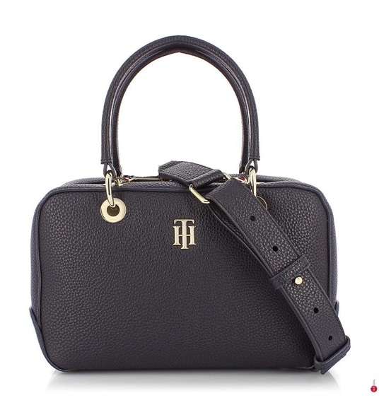 Tommy Hilfiger - Handtasche Duffle M TH Essence - Marinblau