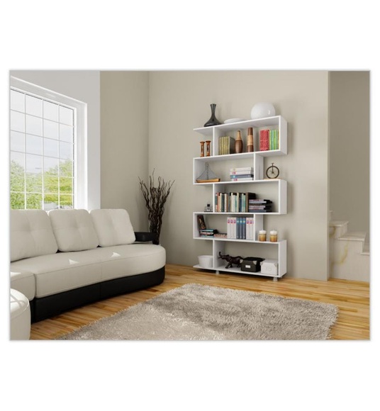 Home - Bücherregal - Weiss