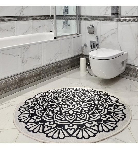 Home - Badematte Kozzy - 100 cm - Weiss
