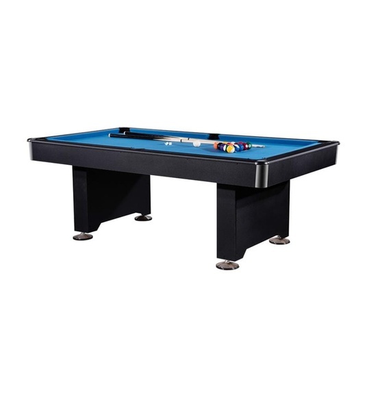 Moretti - Billard-Tisch mit automatischer Rückführung der Kugeln Boston - Schwarz und Blau