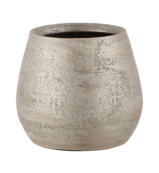 Home - Übertopf 20 cm - Silber